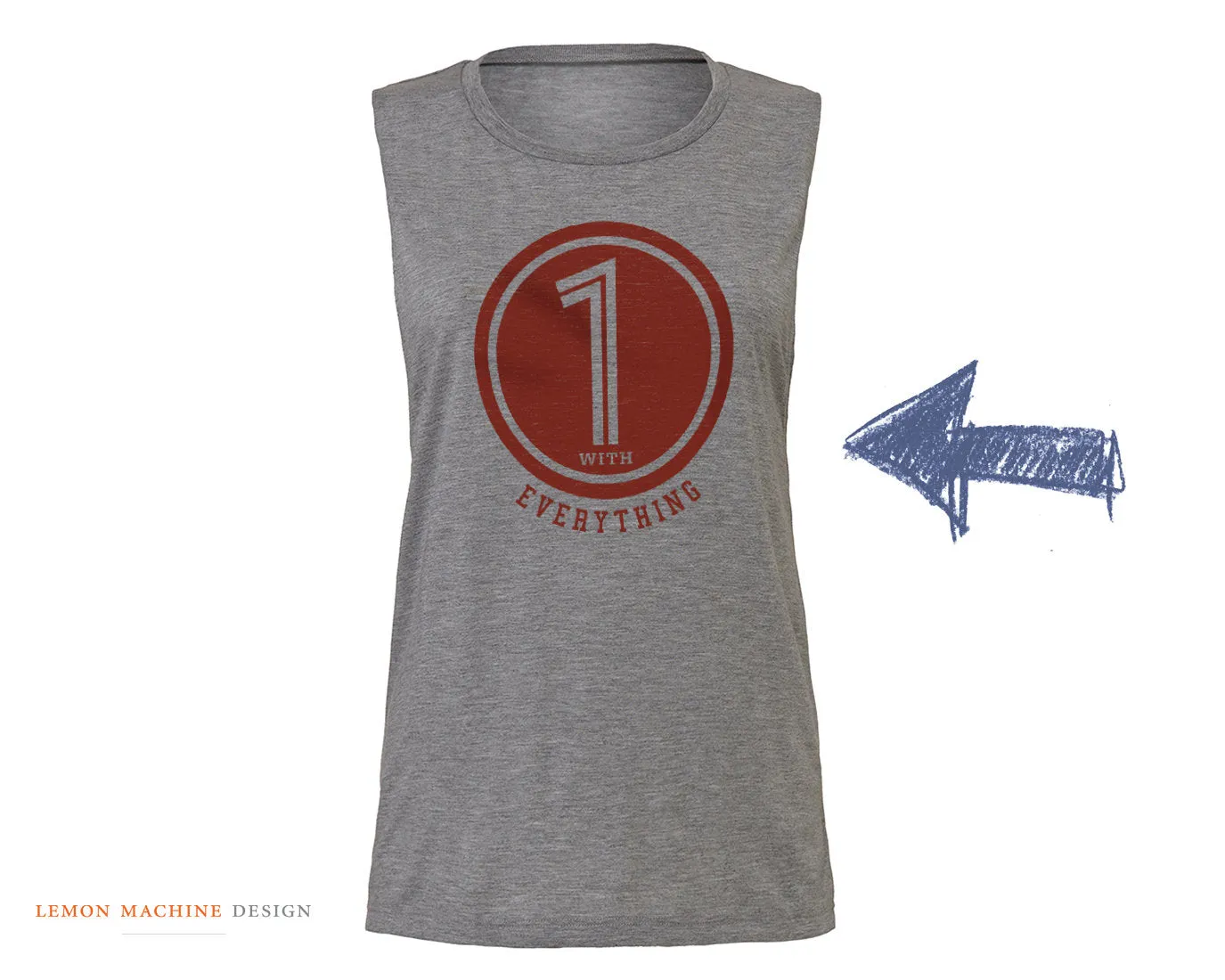 One With Everything — Funny Zen / Yoga Women's Fitness Tank