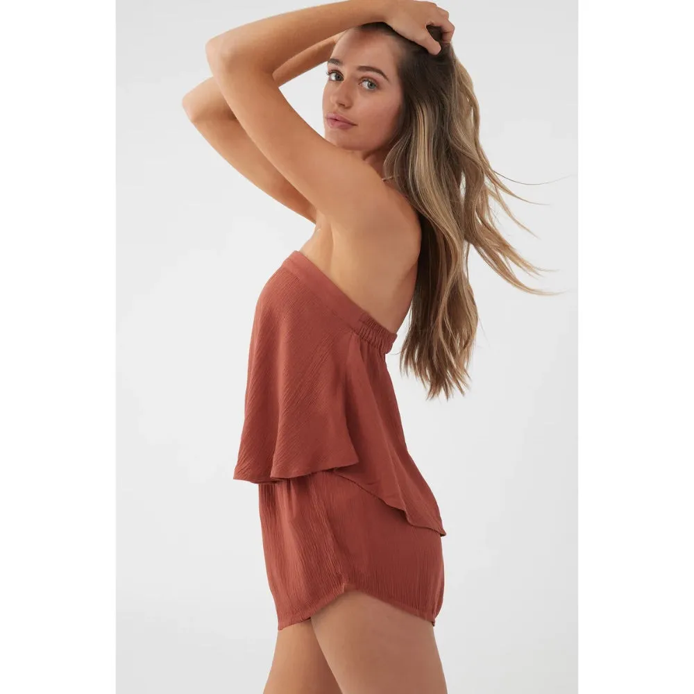 O'NEILL LEILA ROMPER RUSTIC BROWN