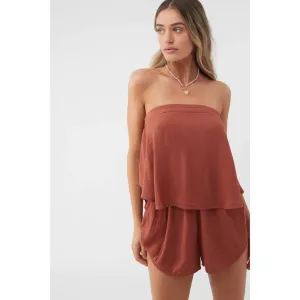 O'NEILL LEILA ROMPER RUSTIC BROWN