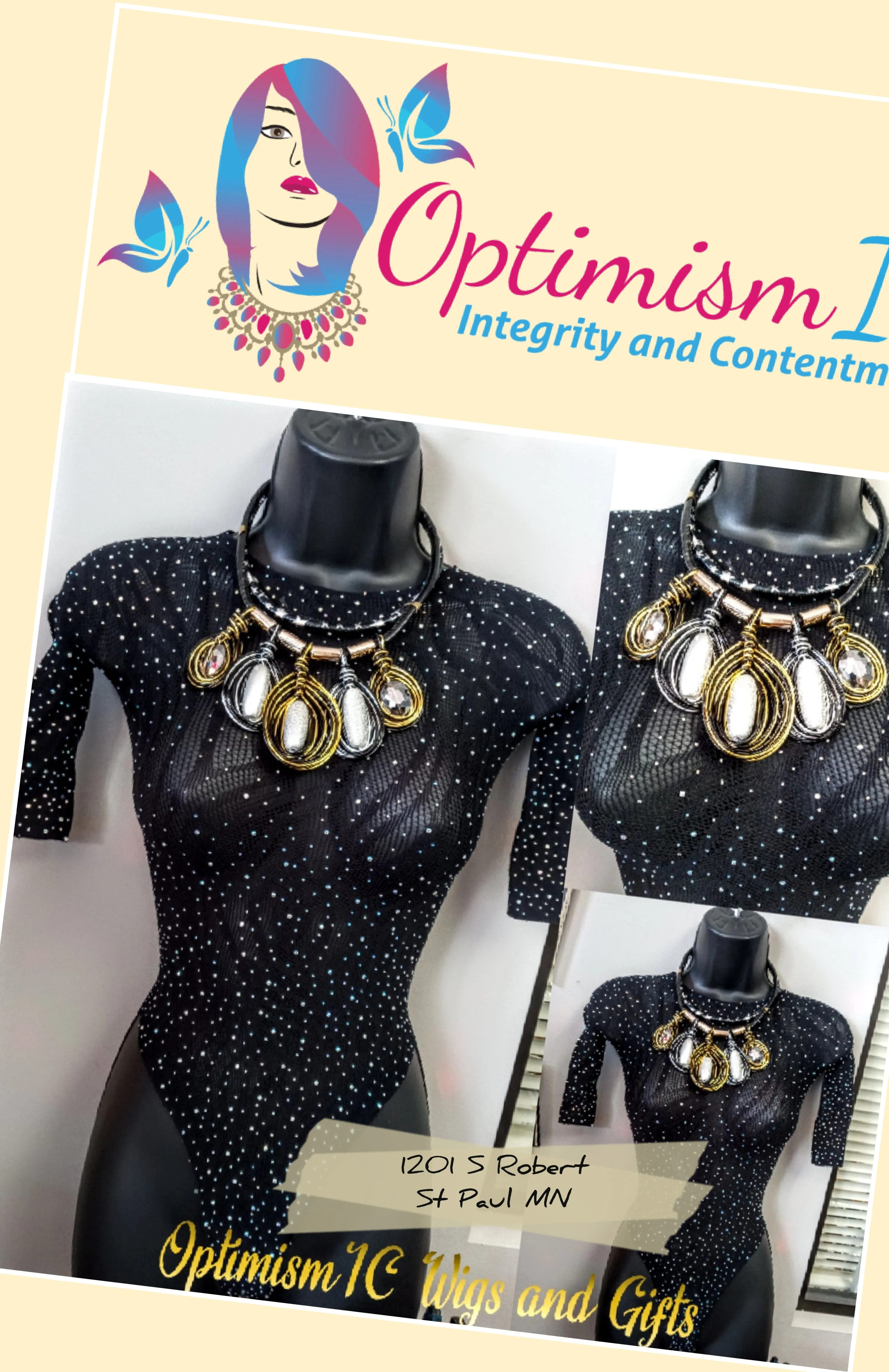 Onyx Sparkled Cover up $5 Optimismic Wigs and Gifts Shop West St Paul MN