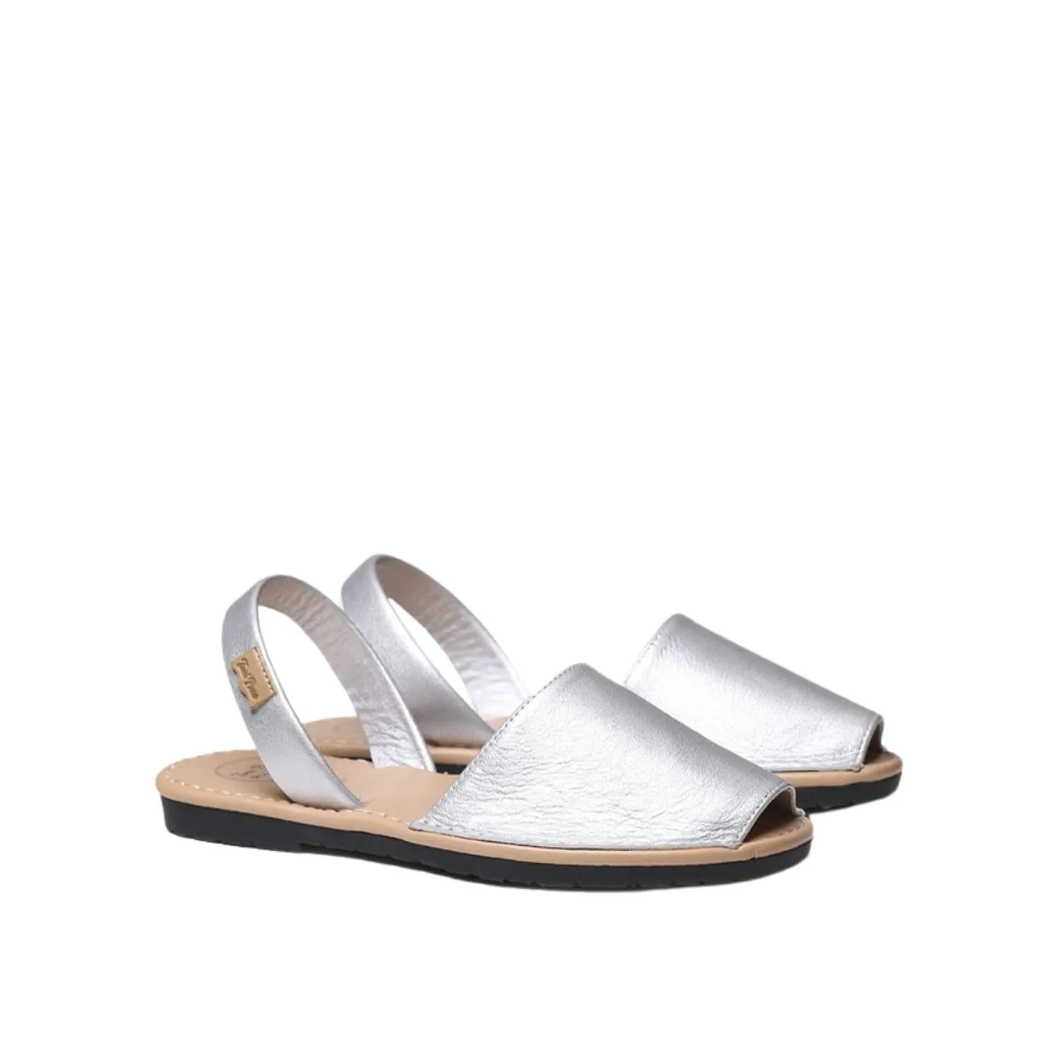 Open Toe Classic Menorquine Leather Sandals With Sling Back - Mao-P