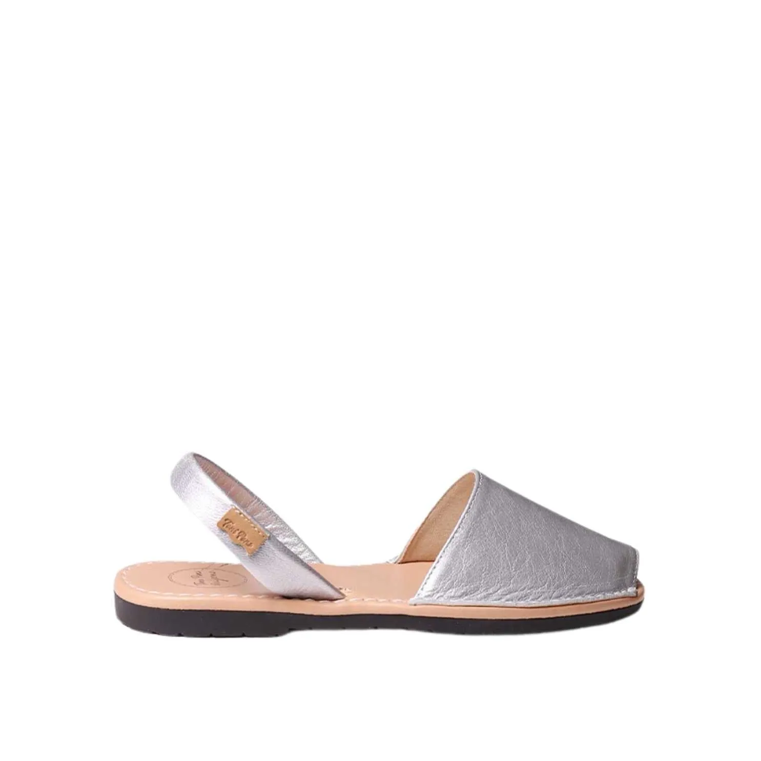 Open Toe Classic Menorquine Leather Sandals With Sling Back - Mao-P