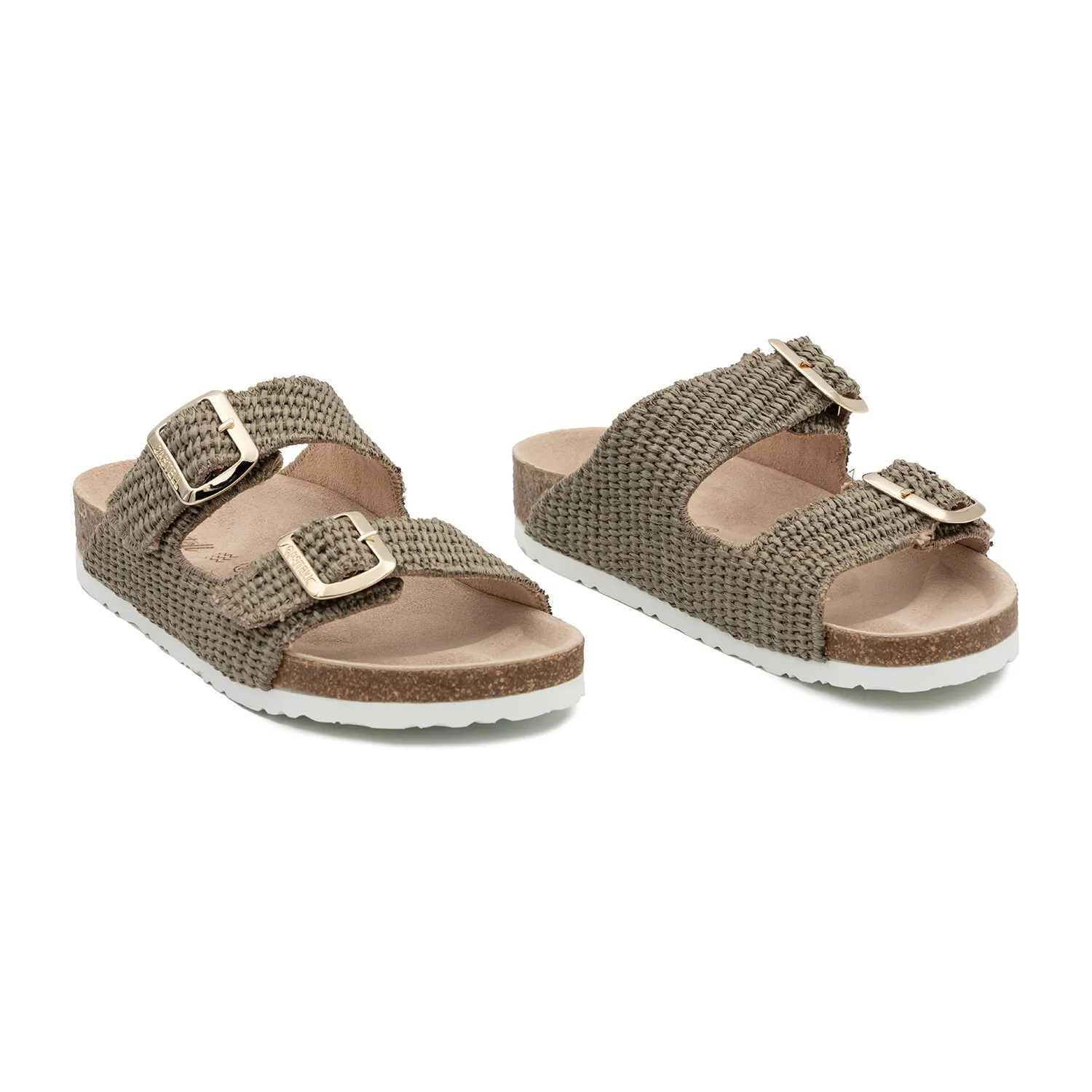 Open Toe Raffia Sandal For Women - 1727 D Tabru C333