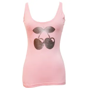 Pacha Bronze Cherry Logo Pink Vest