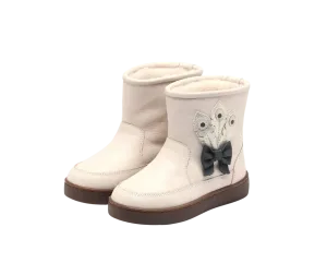 Pavo Boots | Ivory Leather