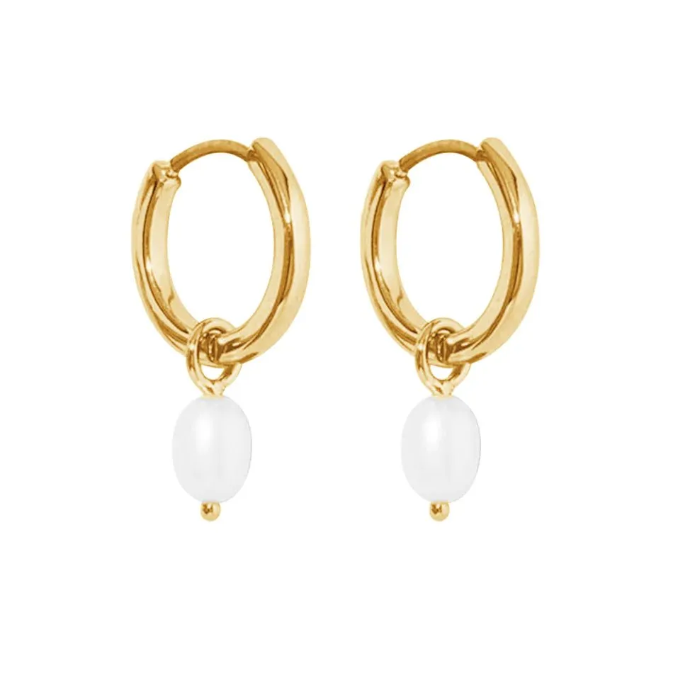 Pearl Hoops