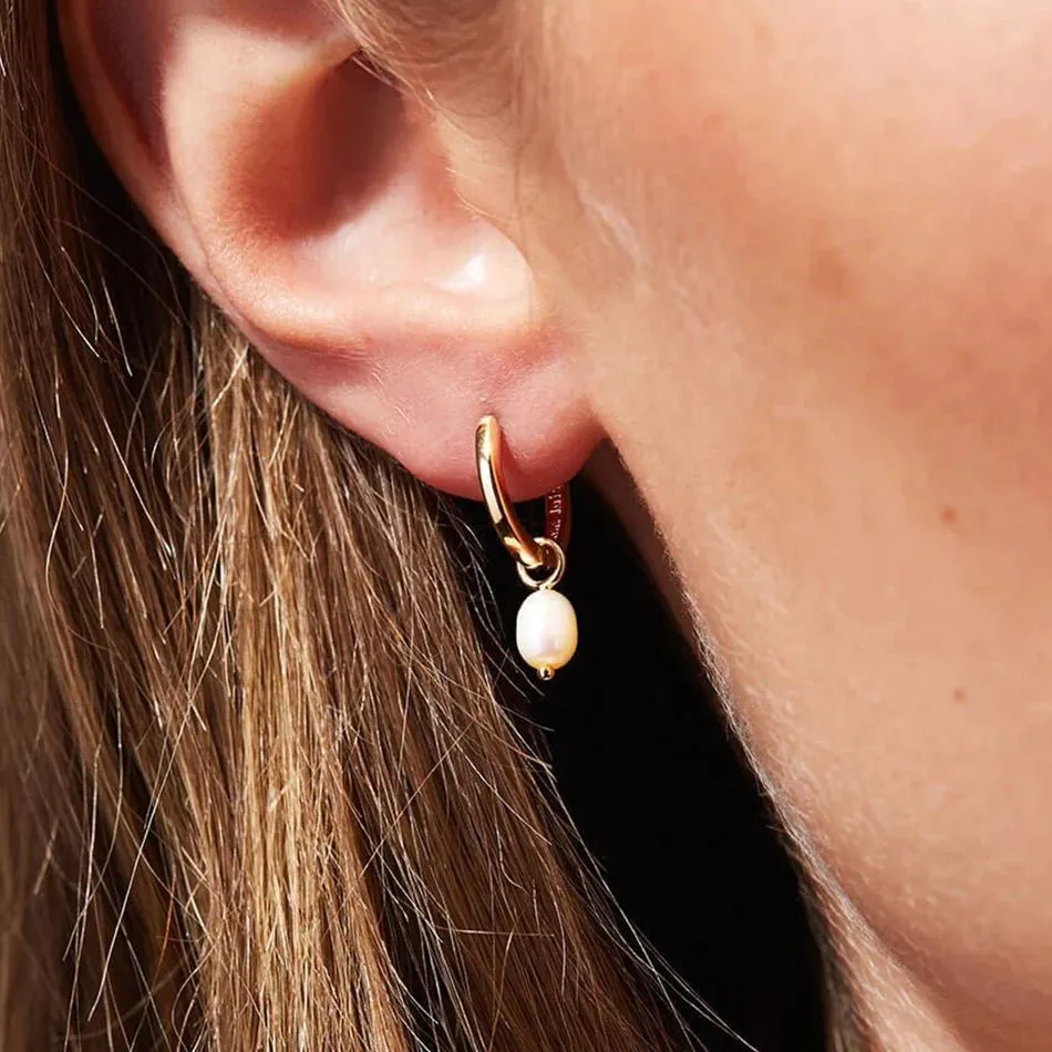 Pearl Hoops
