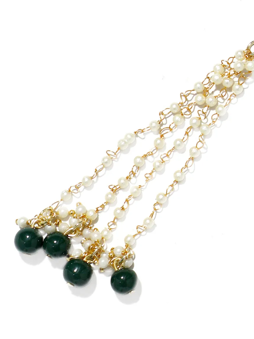 Pearl Studded Handcrafted Kundan Bracelet