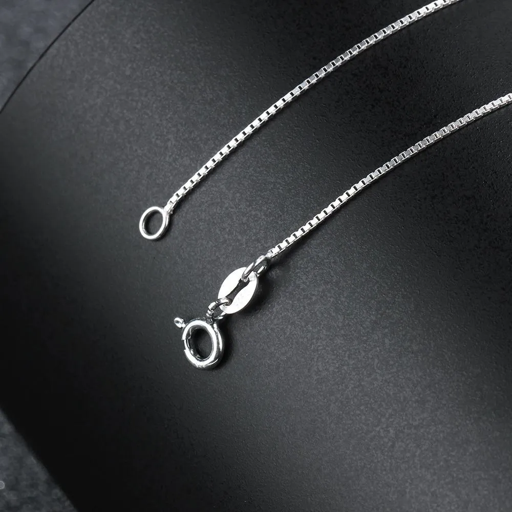 Personalized Women's 925 Sterling Silver Necklace with Heart Shape Engraved Name Pendant, Trendy Jewelry Gift for Her