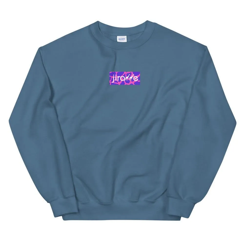 Pink & Purple Box Logo Sweatshirt