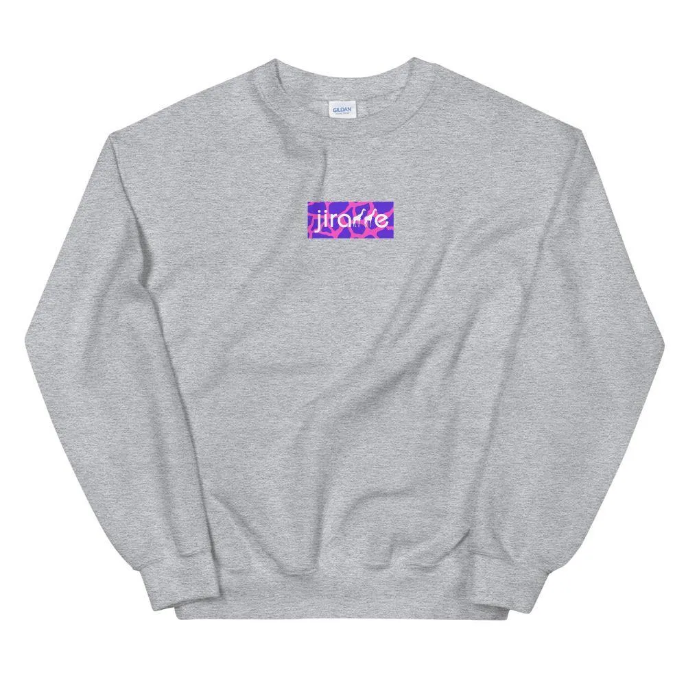 Pink & Purple Box Logo Sweatshirt