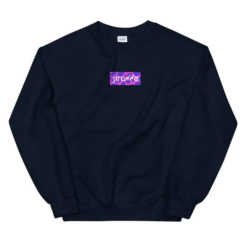 Pink & Purple Box Logo Sweatshirt