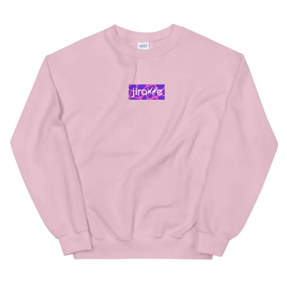 Pink & Purple Box Logo Sweatshirt
