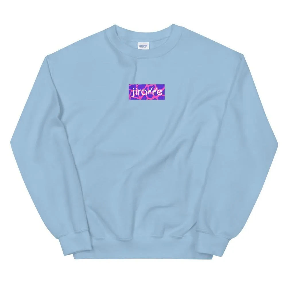 Pink & Purple Box Logo Sweatshirt