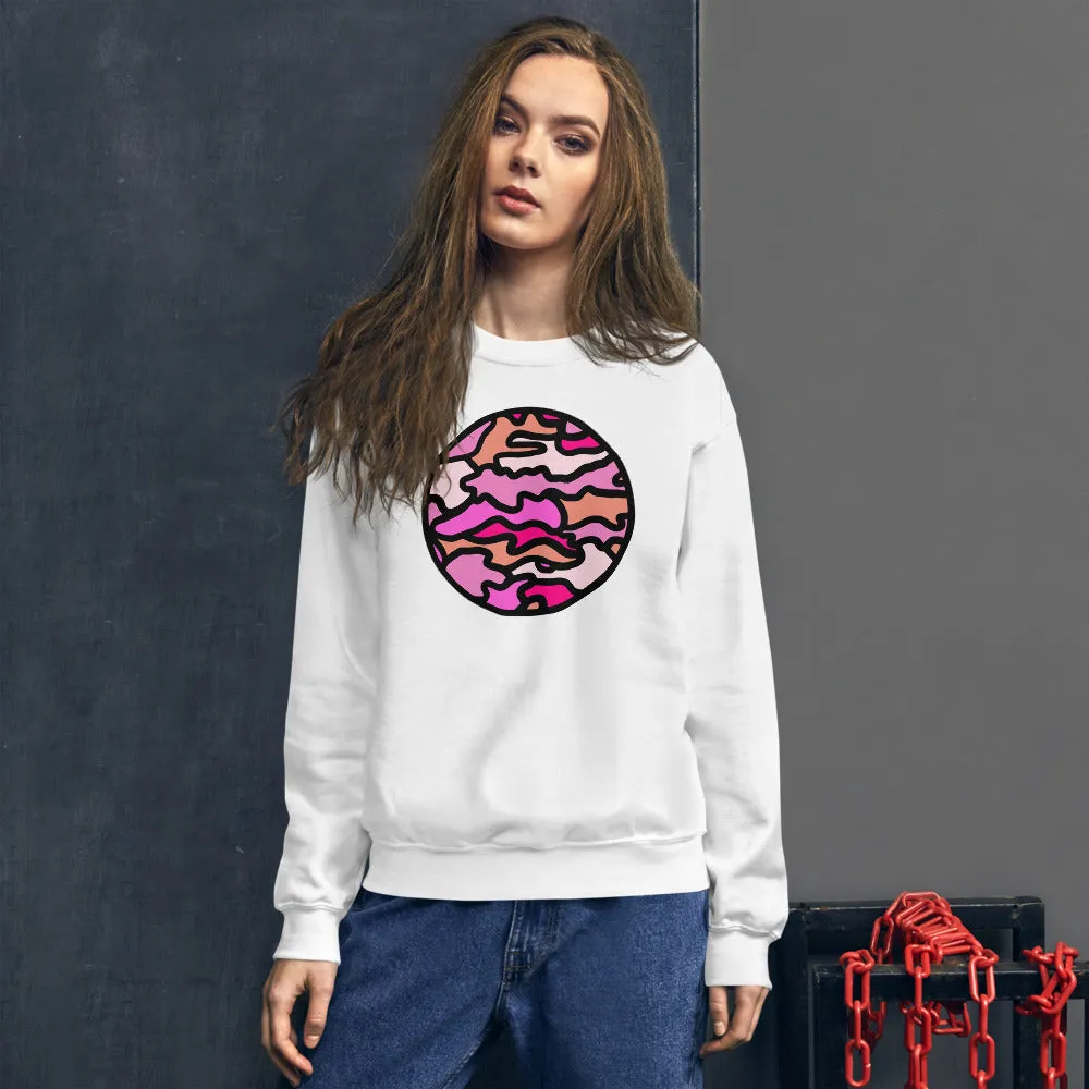 Pink Camo Unisex Sweatshirt