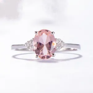 Pink Made Morganite Ring