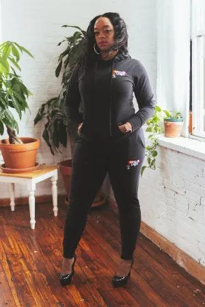 Popular Loner Embroidered Women's Sweatsuit