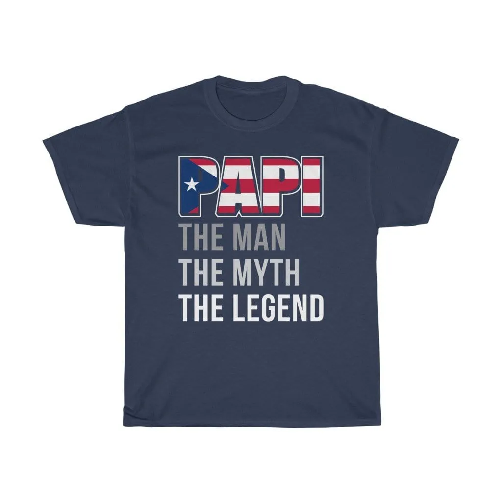 Puerto Rican Shirts - Papi Man Myth Legend