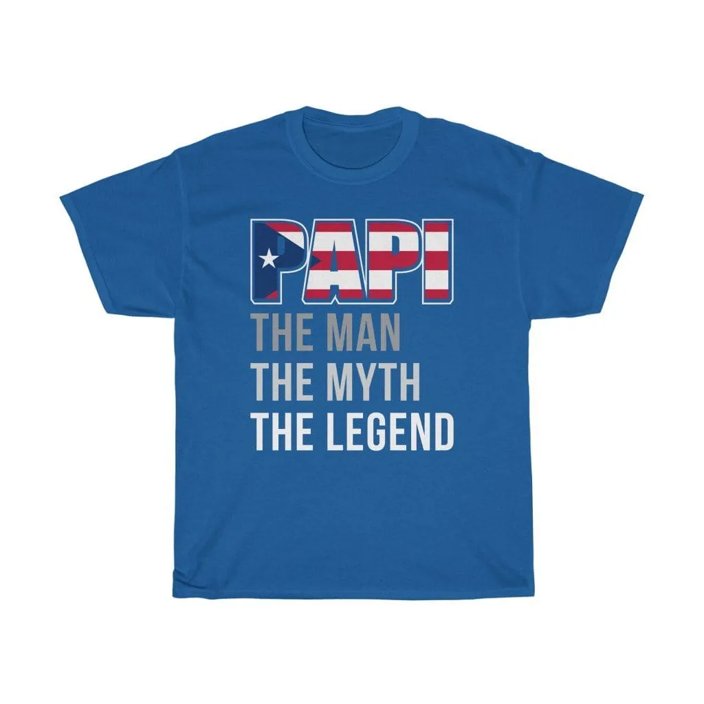 Puerto Rican Shirts - Papi Man Myth Legend