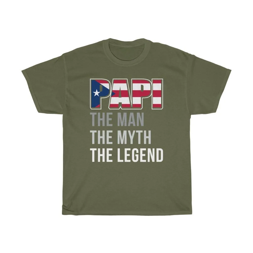 Puerto Rican Shirts - Papi Man Myth Legend