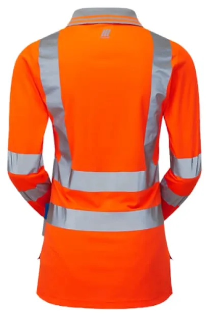 PULSAR Rail Spec Ladies Long Sleeve Polo Shirt-PR703