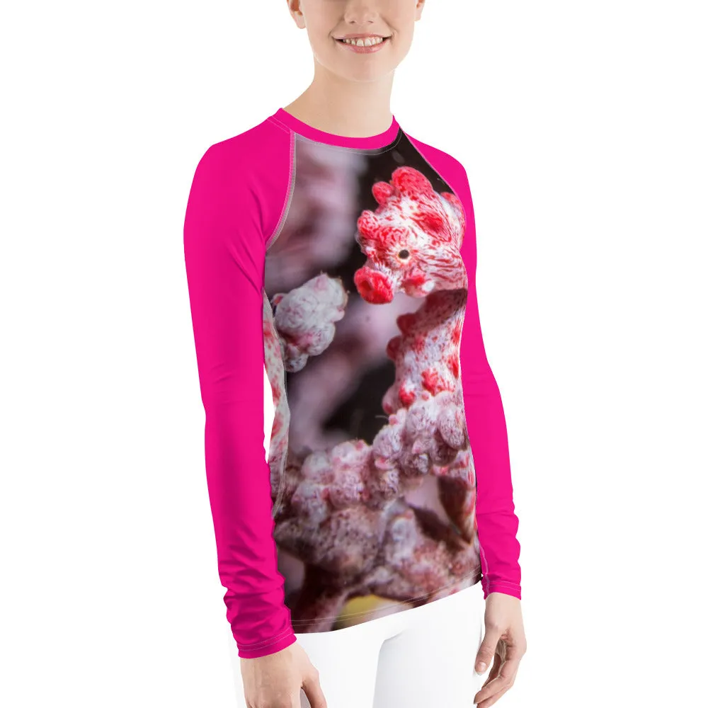 Pygmy Seahorse Women's Rash Guard
