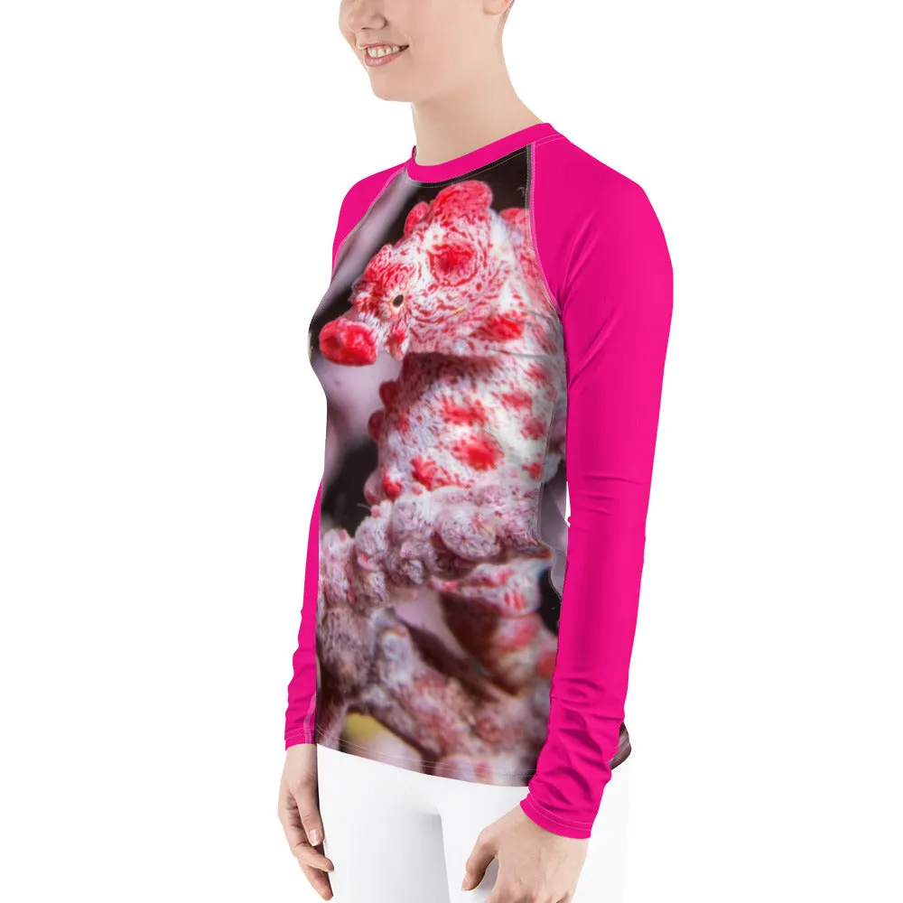 Pygmy Seahorse Women's Rash Guard