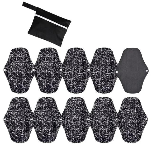 QuickFlow: Convenient Reusable Menstrual Pads for On-the-Go Women!
