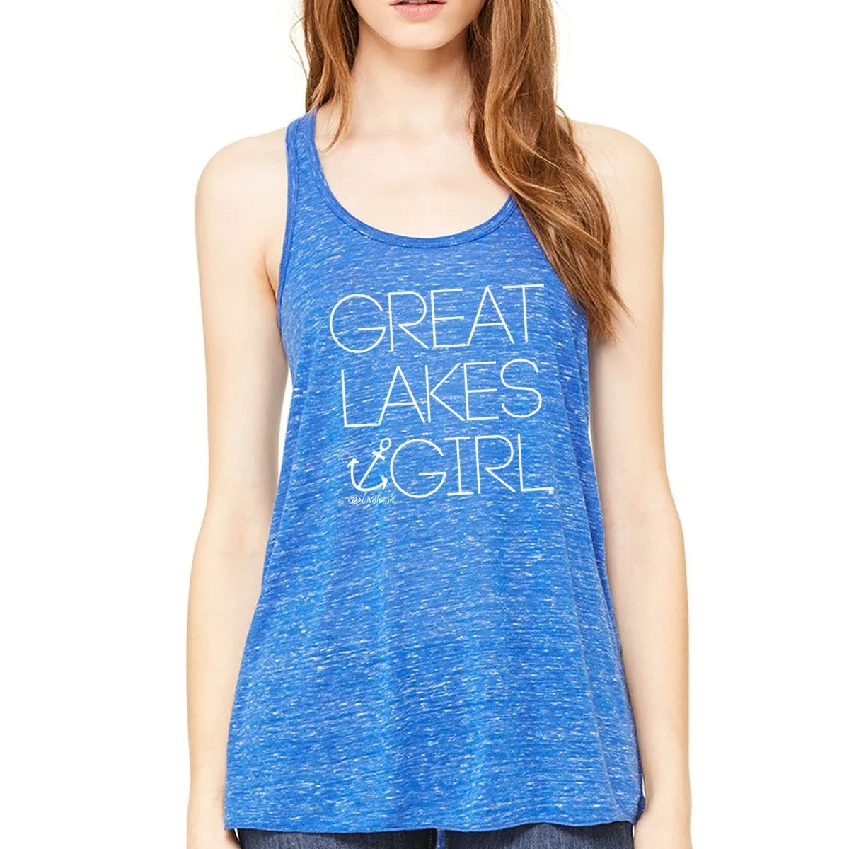 "Great Lakes Girl" Women's Flowy Tank Top CLEARANCE