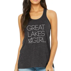 "Great Lakes Girl" Women's Flowy Tank Top CLEARANCE