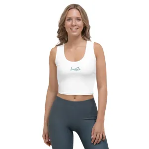 "Hustle- NAVY" Crop Top