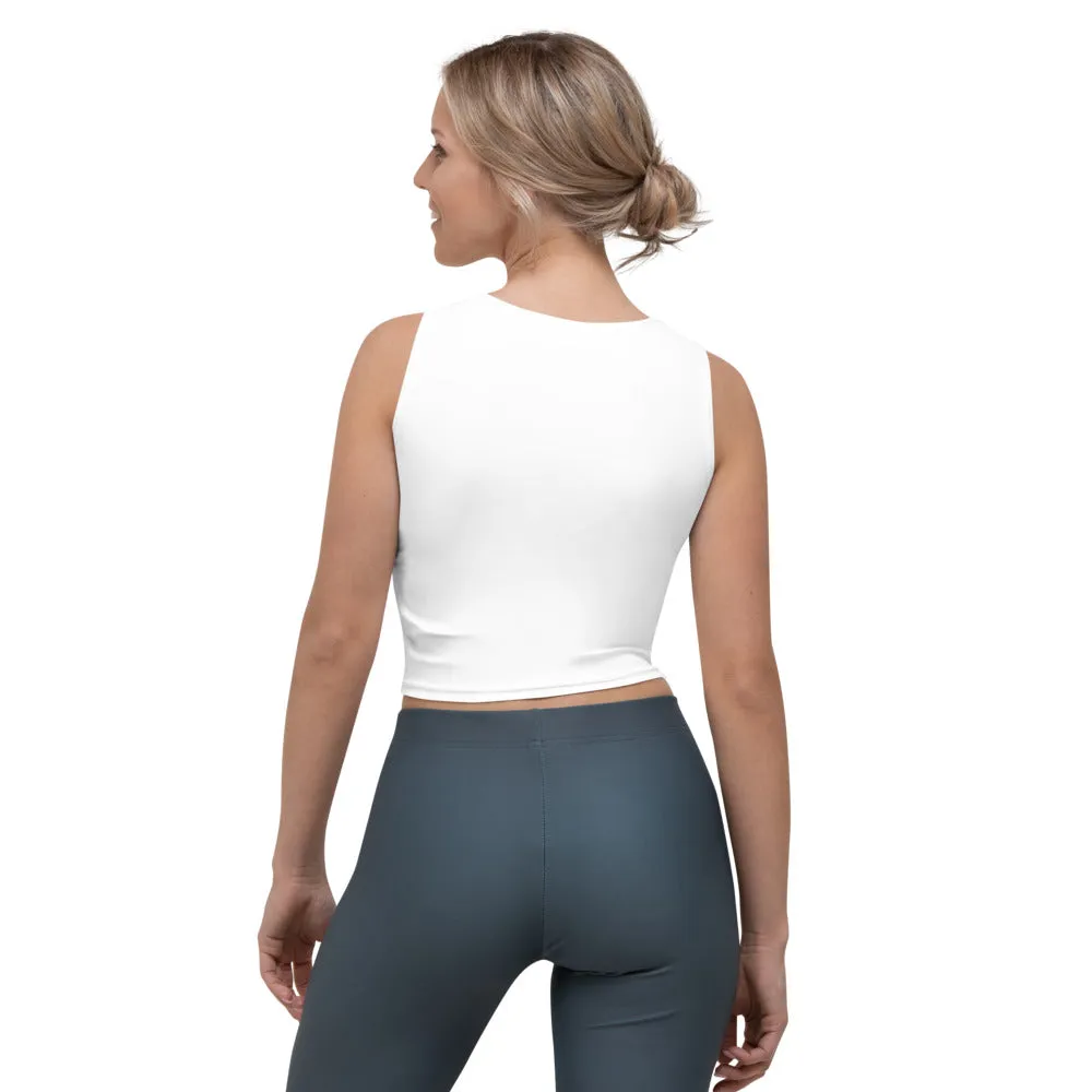 "Hustle- NAVY" Crop Top