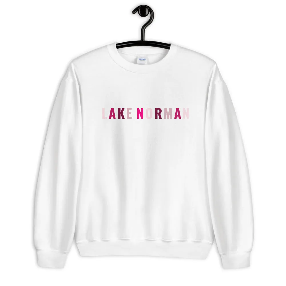 "Lake Norman- PINK" Unisex Sweatshirt