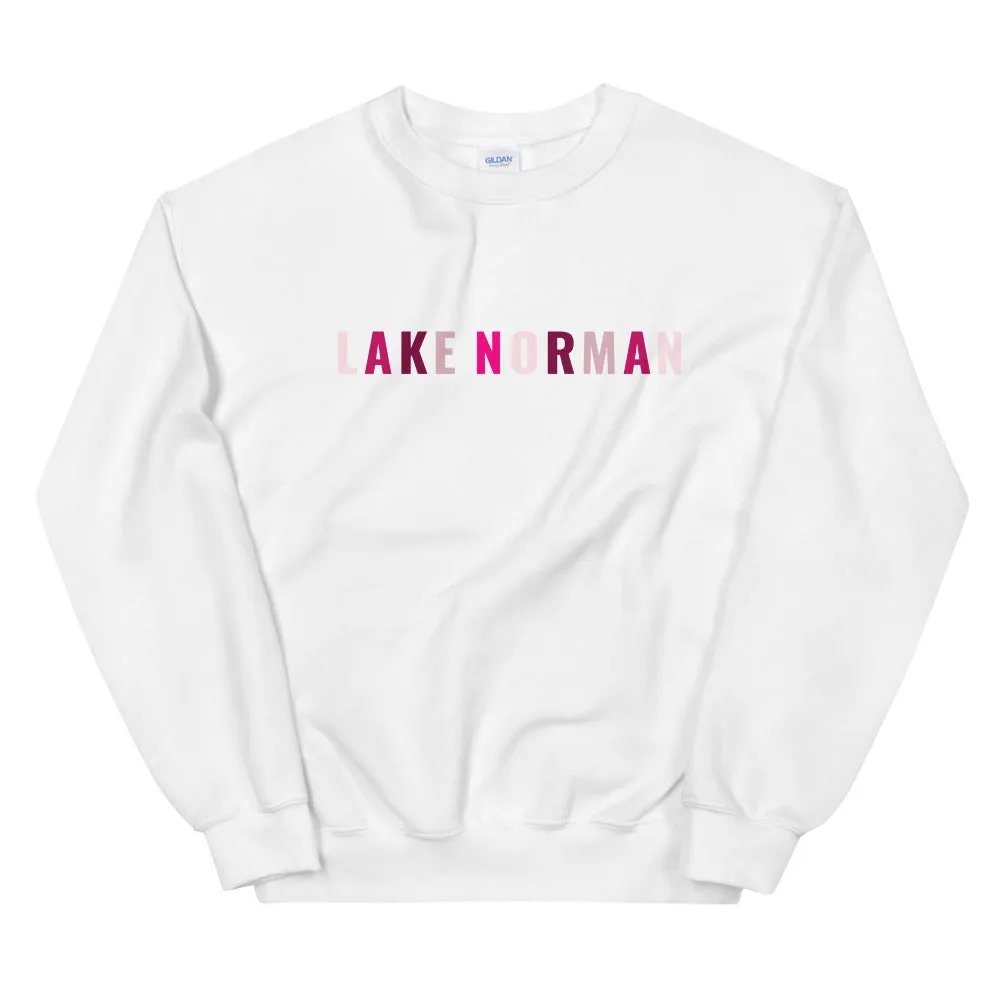 "Lake Norman- PINK" Unisex Sweatshirt