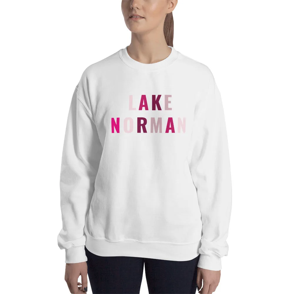 "Lake Norman- PINK" Unisex Sweatshirt