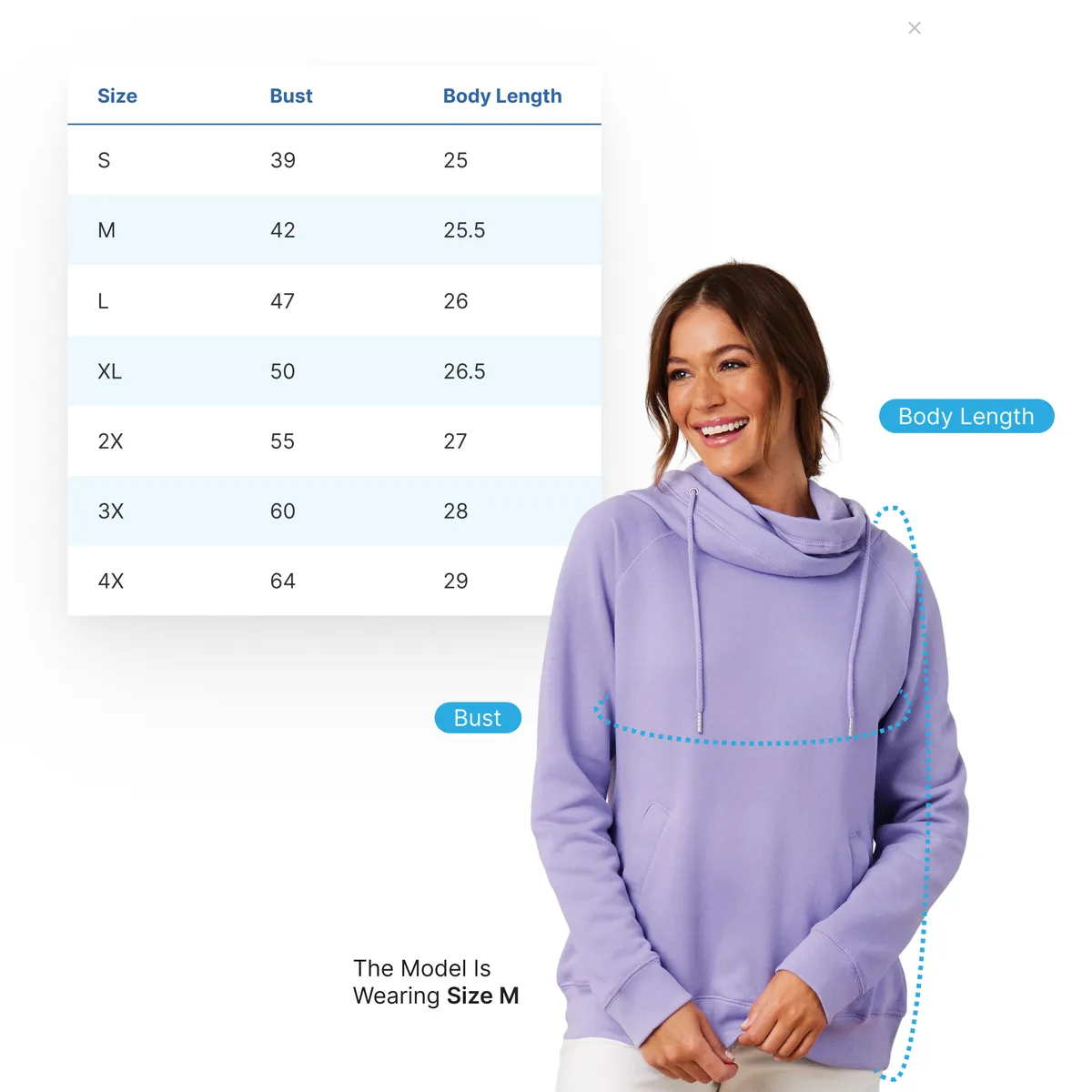 "Made With Love" Women's Fleece Funnel Neck Pullover Hoodie