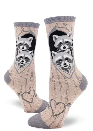 Raccoons' Den Women's Socks