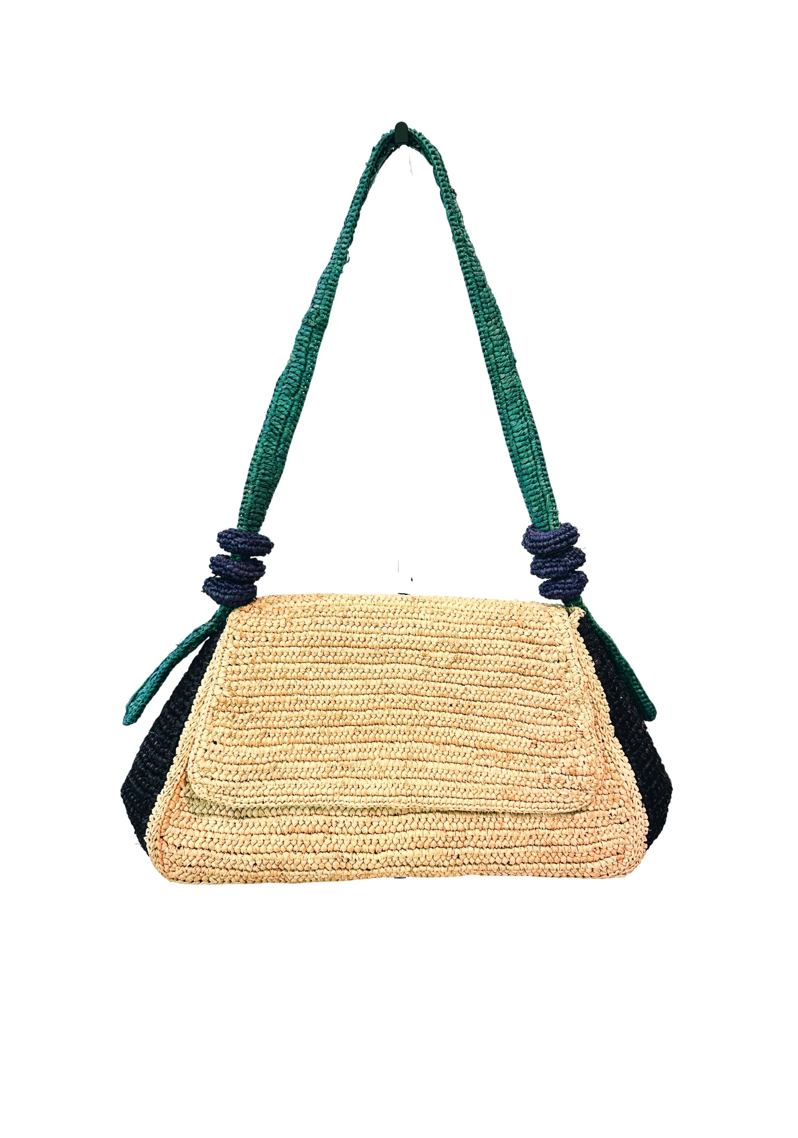Raffia Shoulder Bag