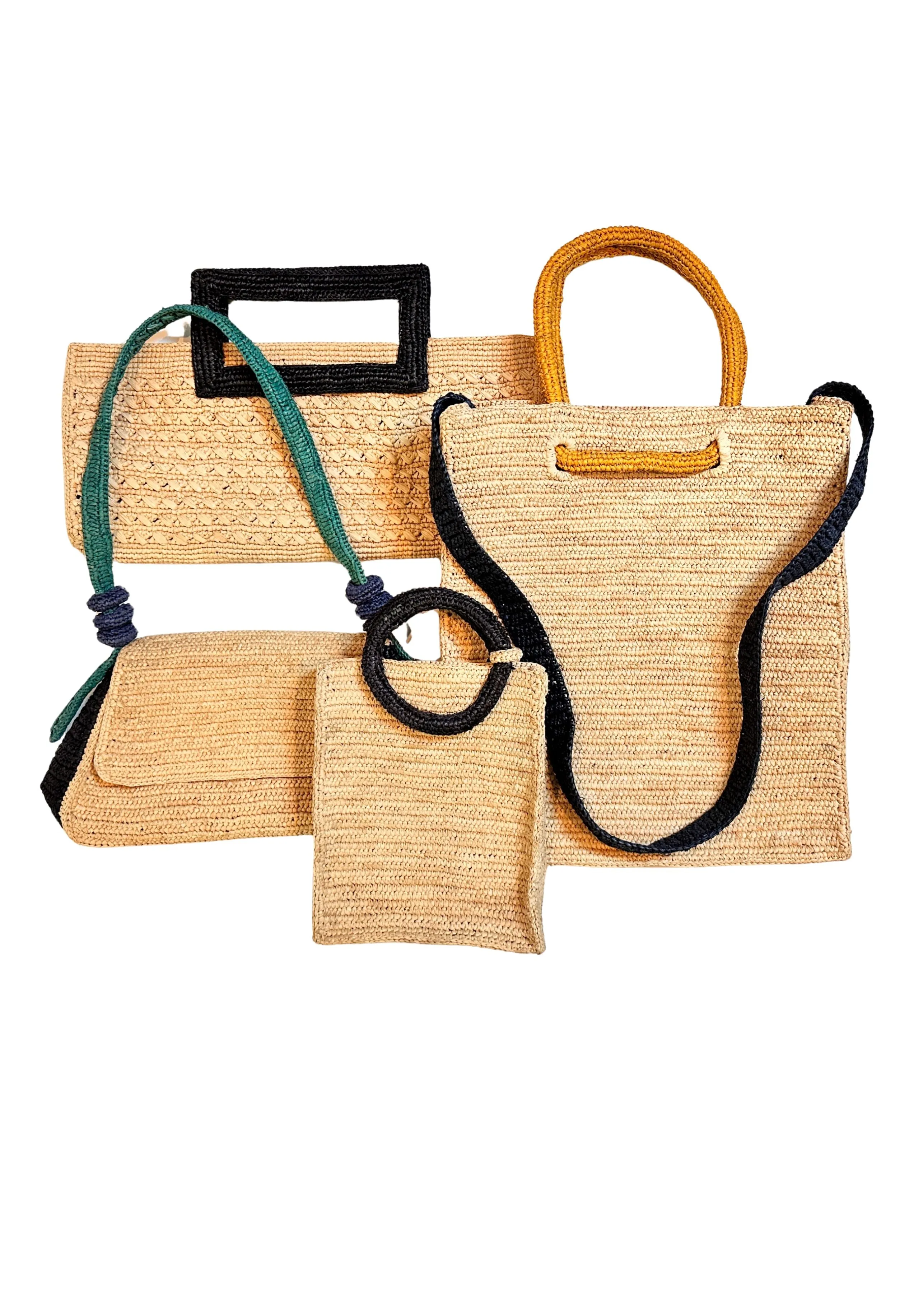 Raffia Shoulder Bag
