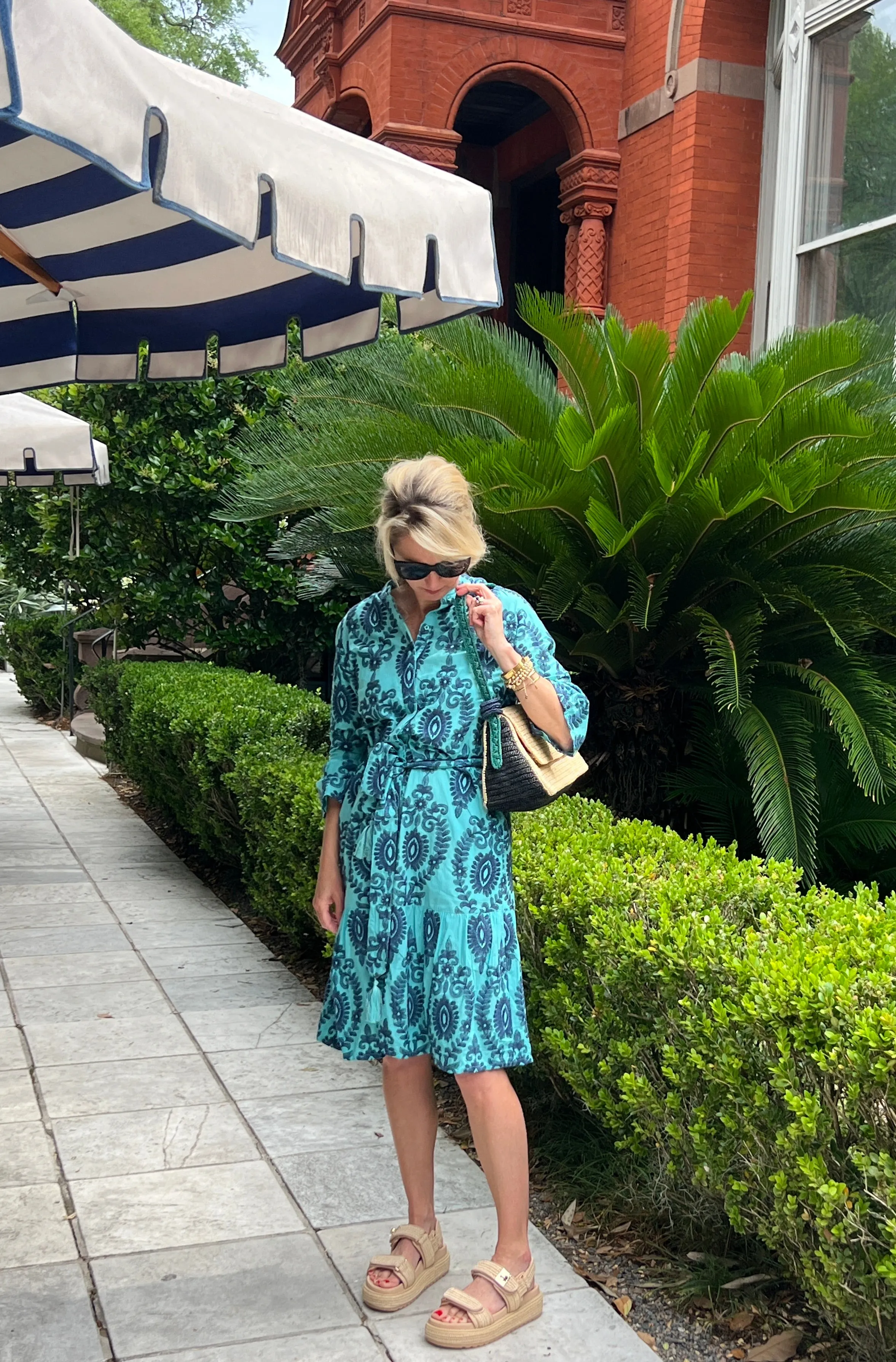 Raffia Shoulder Bag