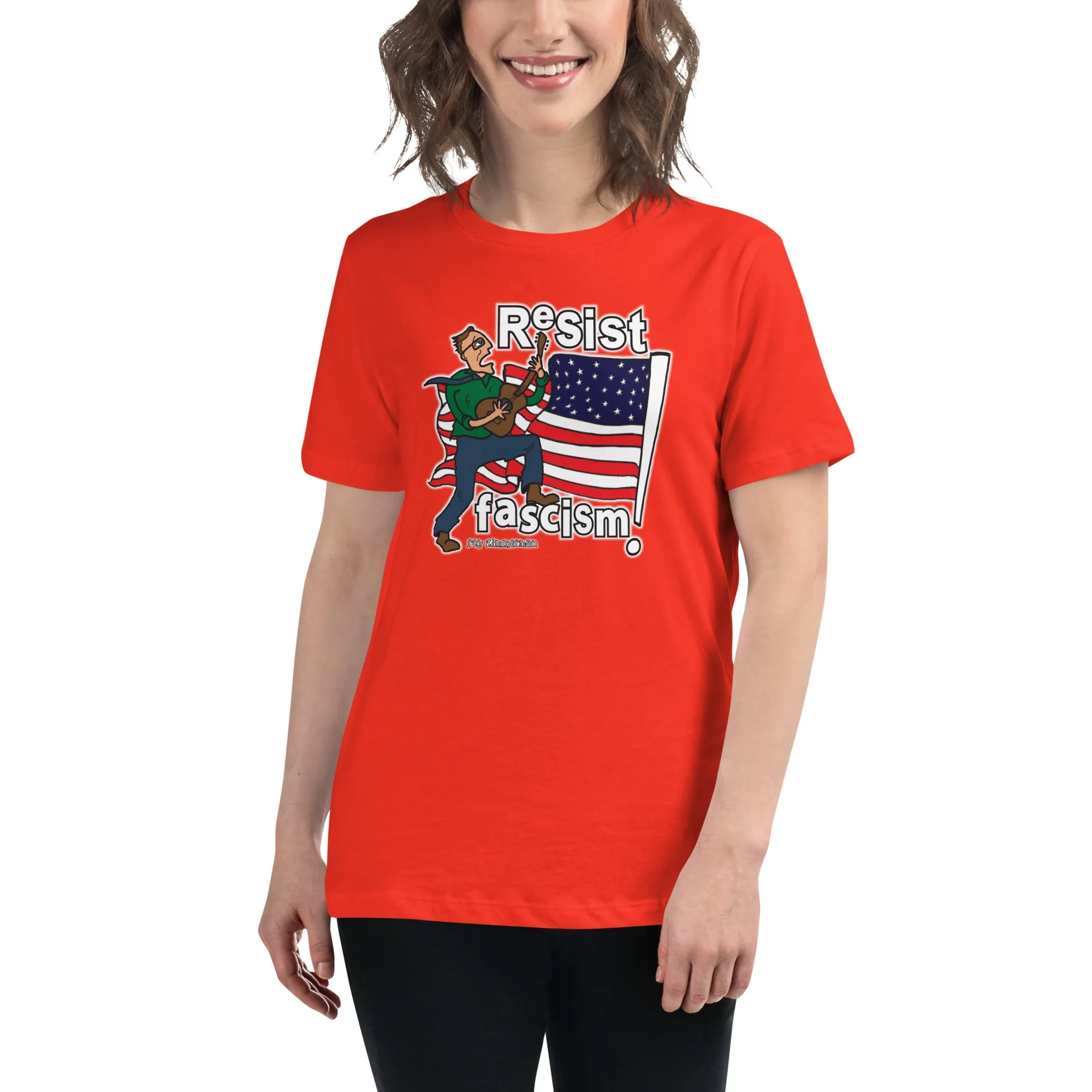 RESIST FASCISM Women's T-Shirt