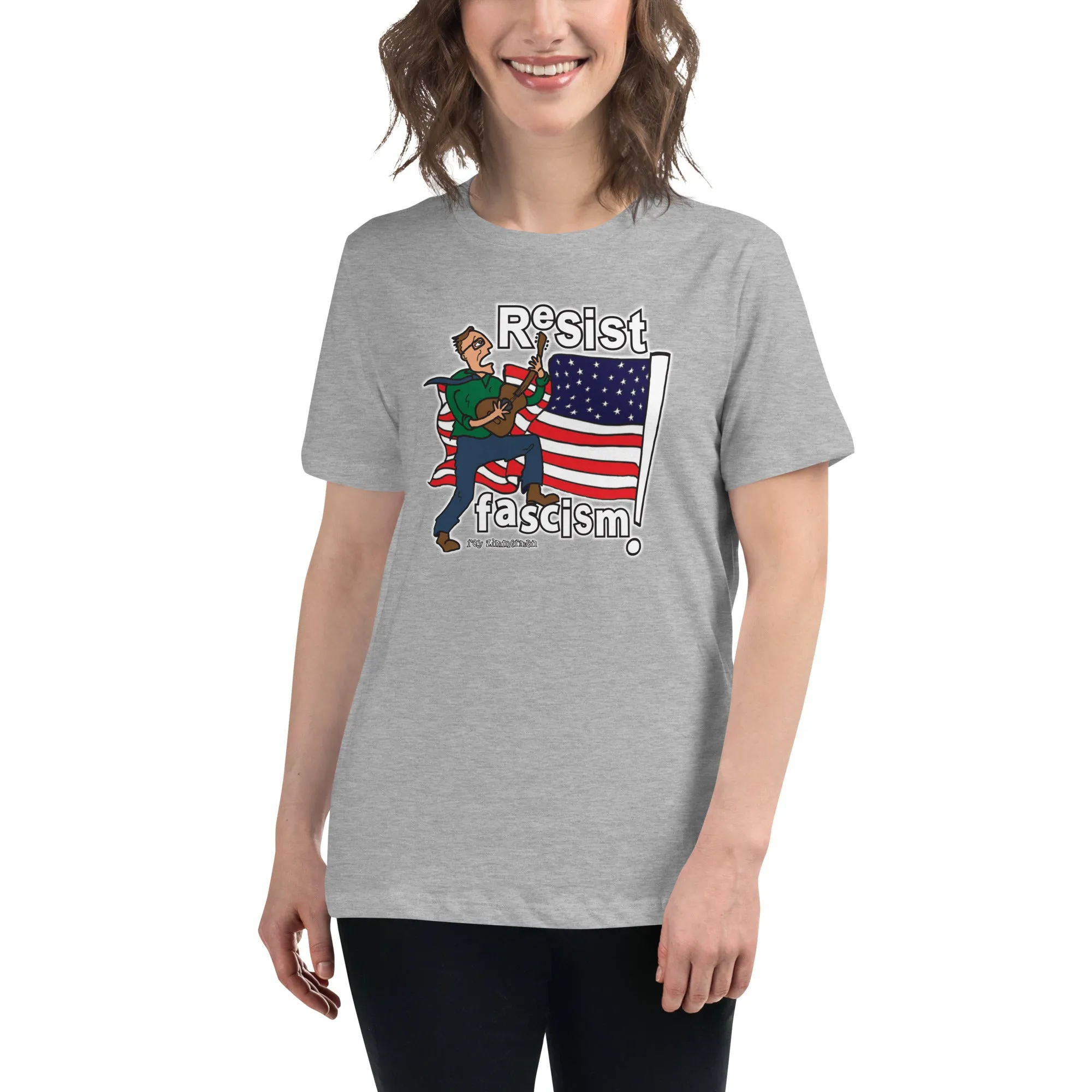 RESIST FASCISM Women's T-Shirt