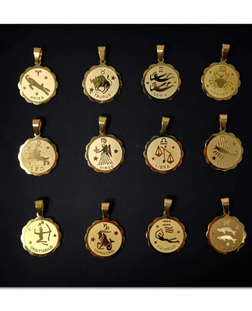 Restocked Medallion Zodiac Necklace