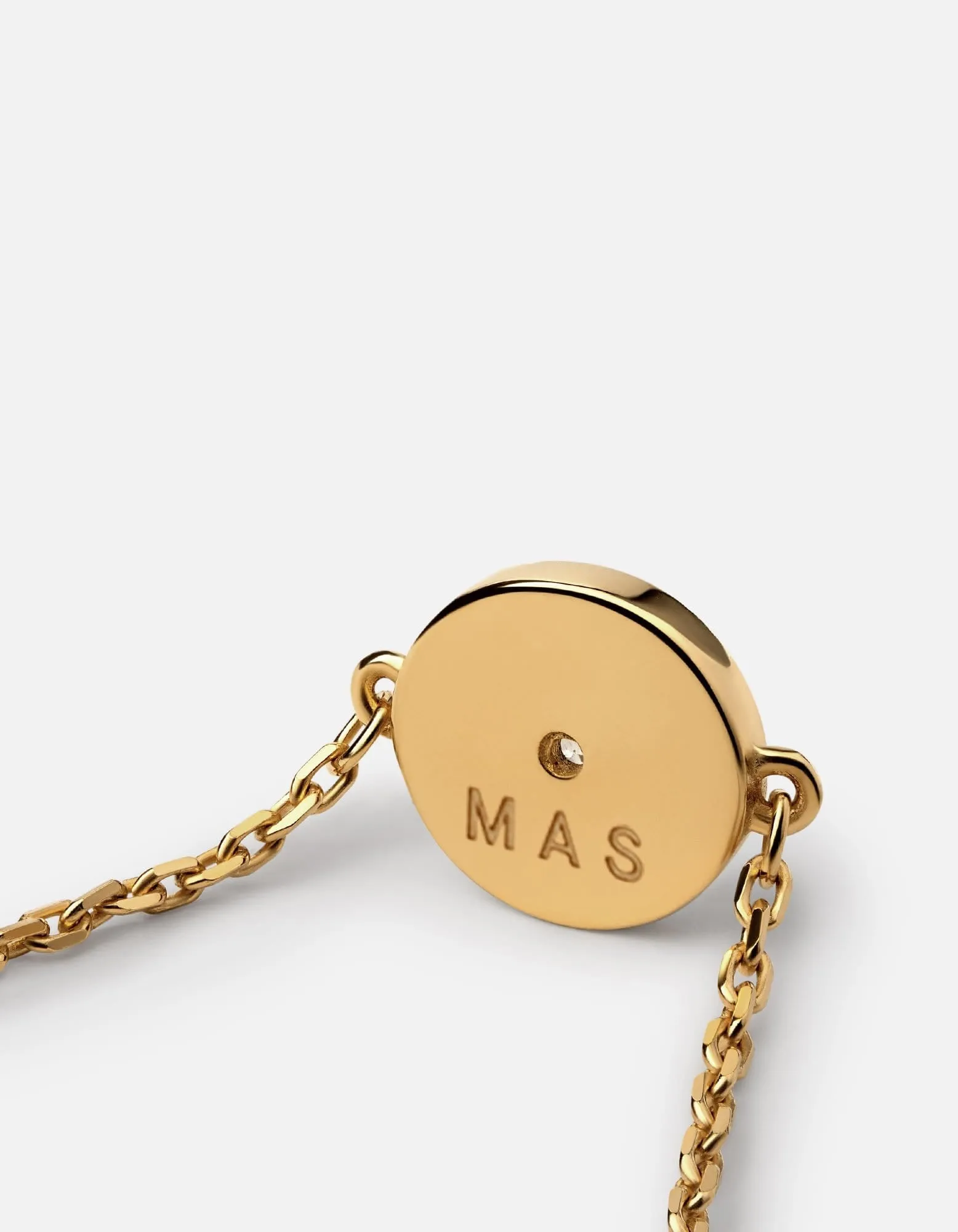 Rey Chain Bracelet, Gold Pavé