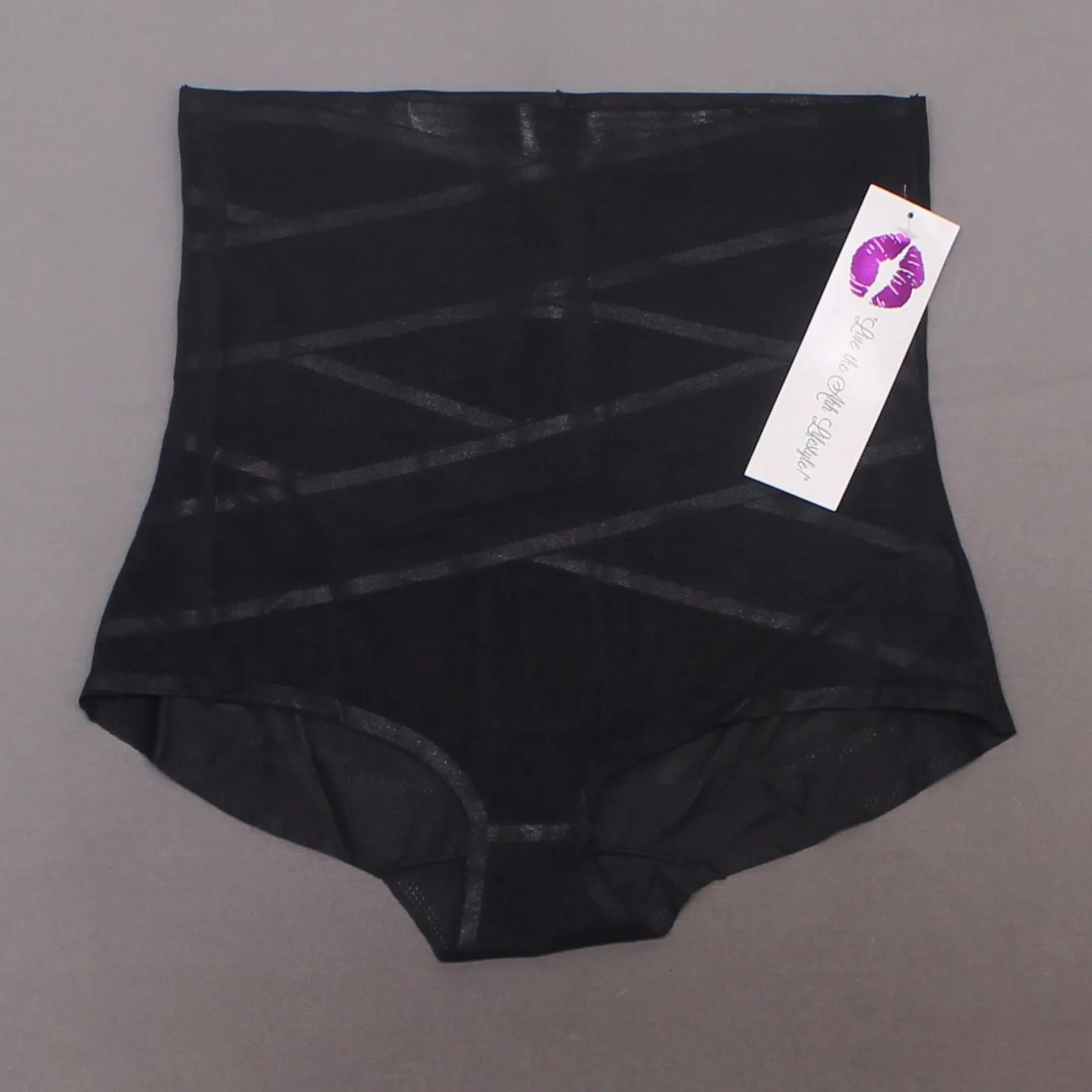 Rhonda Shear Women's High Waist Crisscross Shaping Brief Panties