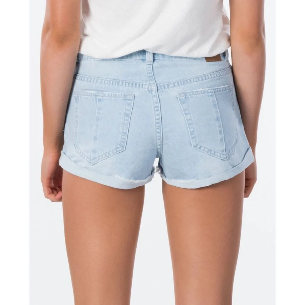 RIP CURL AMY DENIM SHORT 2 LIGHT BLUE