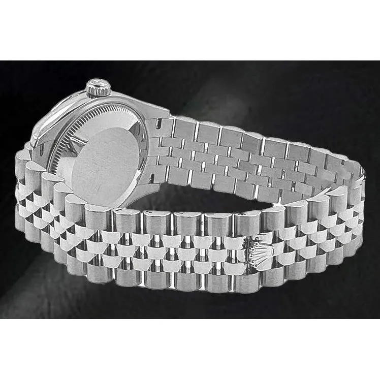 Rolex Datejust 31 Jubilee Blue Diamond Stainless Steel Women's Watch