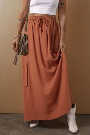 Rosa Cargo Maxi Skirt