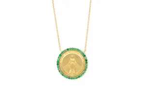 Round Color Stone Miraculous Necklace