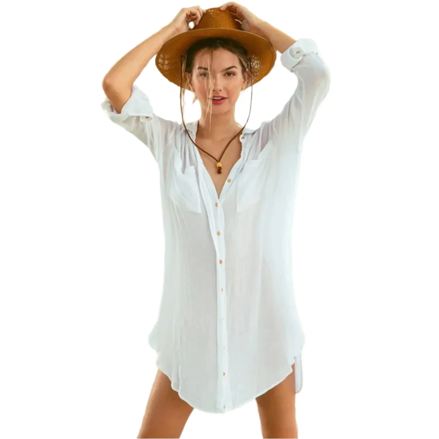 Samantha – Breezy Button-Down Women’s Summer Blouse